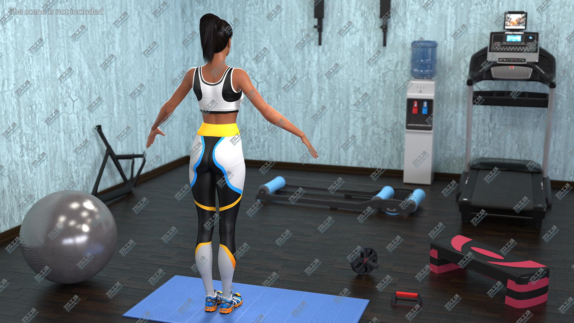 images/goods_img/202104022/Light Skin Fitness Woman Neutral Pose model/5.jpg